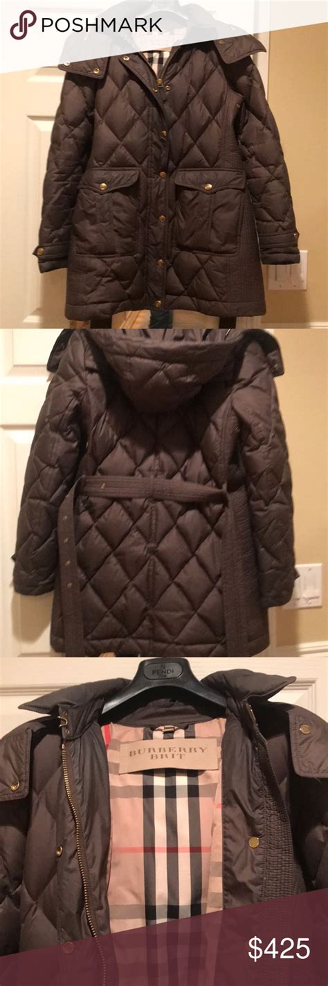 burberry girls puffer|Burberry brit puffer coat.